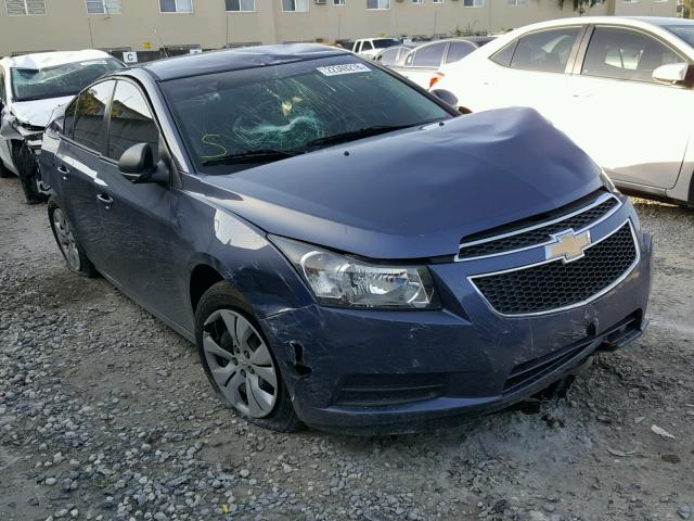 1G1PA5SH8E7206122 - 2014 CHEVROLET CRUZE LS GRAY photo 1