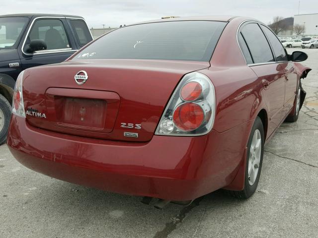 1N4AL11D46C269246 - 2006 NISSAN ALTIMA S RED photo 4