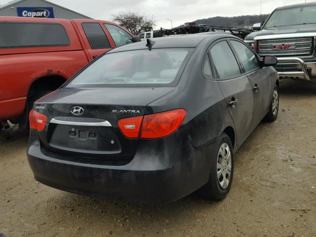 KMHDU4AD0AU990393 - 2010 HYUNDAI ELANTRA BL GRAY photo 4