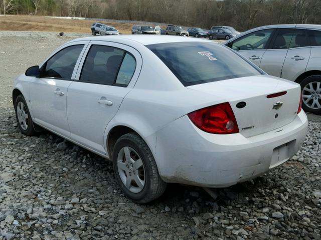 1G1AK55F777322816 - 2007 CHEVROLET COBALT LS WHITE photo 3