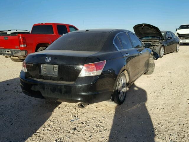 1HGCP26889A087673 - 2009 HONDA ACCORD EXL BLACK photo 4