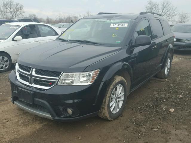 3C4PDCBG4GT147384 - 2016 DODGE JOURNEY SX BLACK photo 2