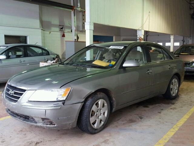 5NPET46C19H484833 - 2009 HYUNDAI SONATA GLS GRAY photo 2