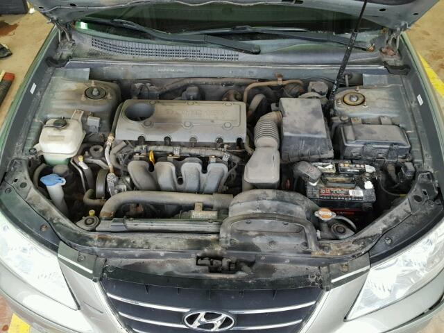 5NPET46C19H484833 - 2009 HYUNDAI SONATA GLS GRAY photo 7