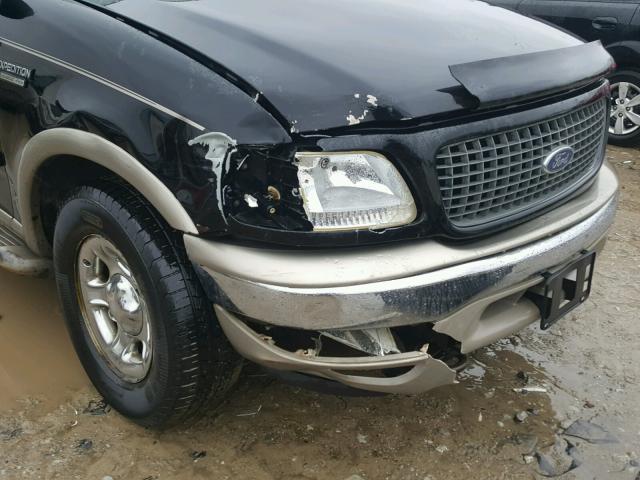 1FMPU18L6YLB20219 - 2000 FORD EXPEDITION BLACK photo 9