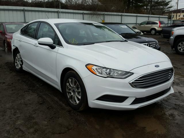 3FA6P0G7XJR128701 - 2018 FORD FUSION S WHITE photo 1