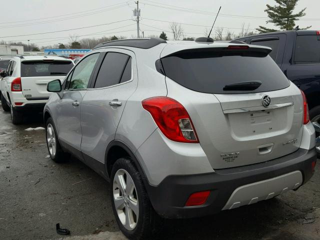 KL4CJESB8FB065725 - 2015 BUICK ENCORE SILVER photo 3