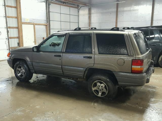 1J4GZ58S7VC745495 - 1997 JEEP GRAND CHER GRAY photo 9