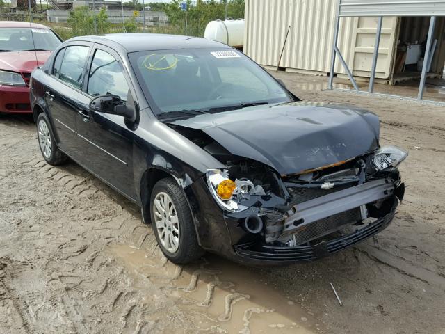 1G1AD5F57A7185965 - 2010 CHEVROLET COBALT 1LT BLACK photo 1