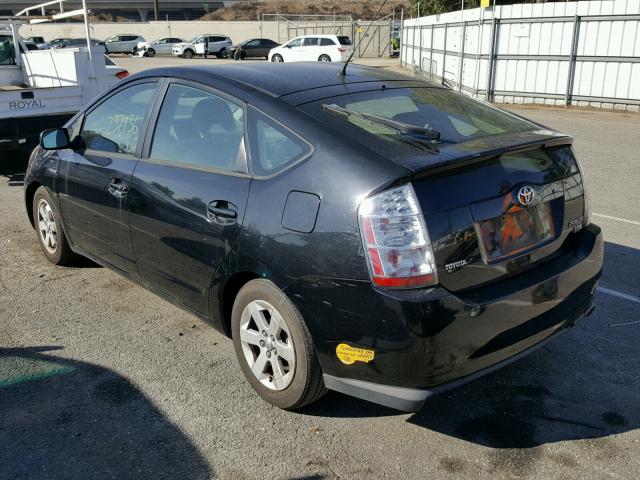 JTDKB20U763154696 - 2006 TOYOTA PRIUS BLACK photo 3