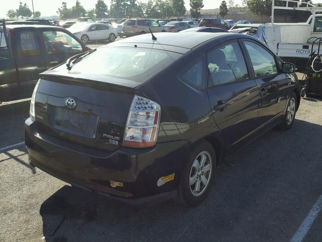 JTDKB20U763154696 - 2006 TOYOTA PRIUS BLACK photo 4