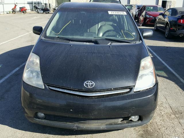 JTDKB20U763154696 - 2006 TOYOTA PRIUS BLACK photo 9