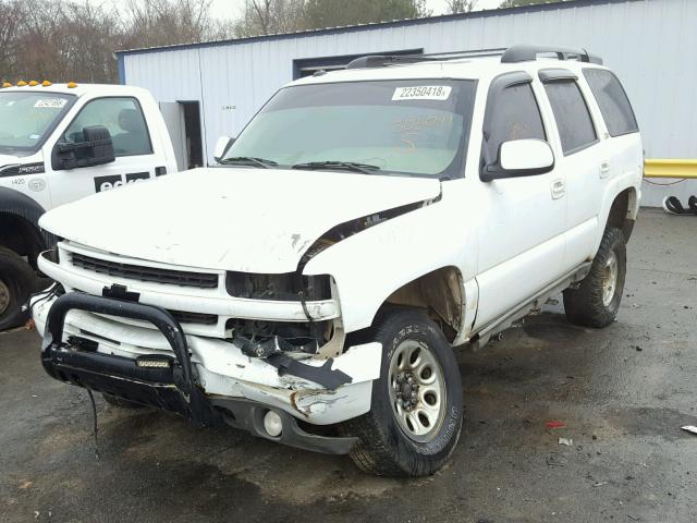 1GNEK13Z53R303041 - 2003 CHEVROLET TAHOE K150 WHITE photo 2