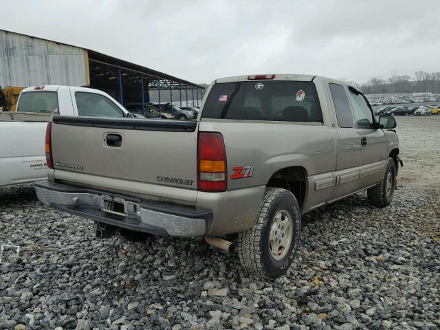 1GCEK19T3XE252972 - 1999 CHEVROLET SILVERADO SILVER photo 4