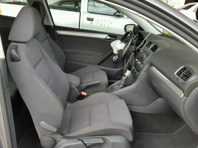 WVWBB7AJ9DW030409 - 2013 VOLKSWAGEN GOLF GRAY photo 5