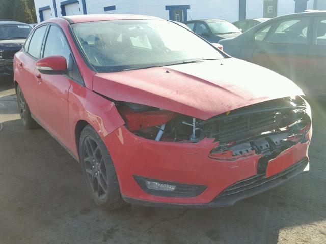 1FADP3F26GL259663 - 2016 FORD FOCUS SE RED photo 1