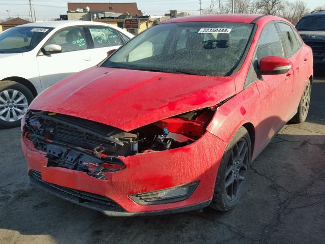 1FADP3F26GL259663 - 2016 FORD FOCUS SE RED photo 2