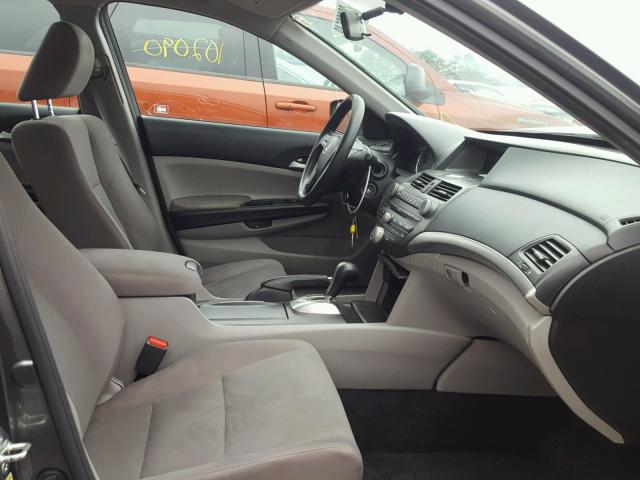 1HGCP2F31CA214128 - 2012 HONDA ACCORD LX GRAY photo 5