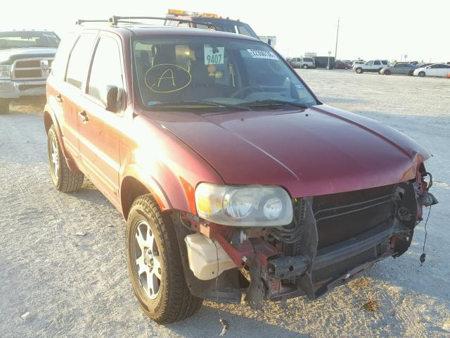 1FMCU04115KA17577 - 2005 FORD ESCAPE LIM RED photo 1