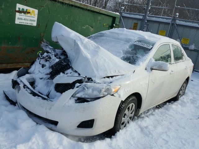 1NXBU4EE9AZ359572 - 2010 TOYOTA COROLLA BA WHITE photo 2