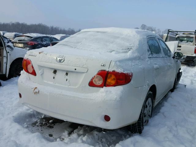 1NXBU4EE9AZ359572 - 2010 TOYOTA COROLLA BA WHITE photo 4