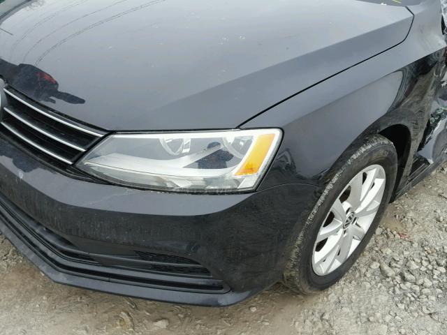 3VWD17AJ9FM413729 - 2015 VOLKSWAGEN JETTA SE BLACK photo 10