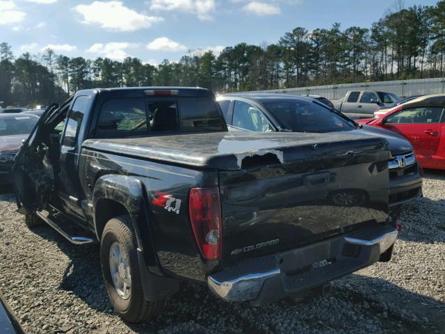 1GCDT196068224207 - 2006 CHEVROLET COLORADO BLACK photo 3