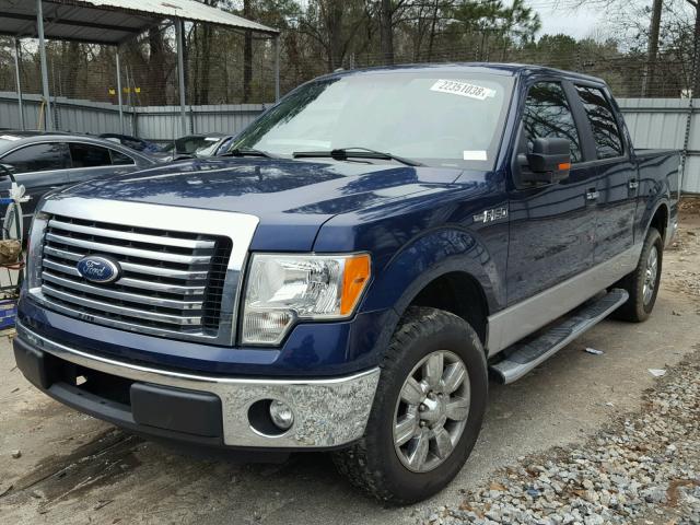 1FTEW1CM7BFA56848 - 2011 FORD F150 SUPER BLUE photo 2