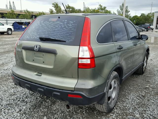 5J6RE38398L006781 - 2008 HONDA CR-V LX SILVER photo 4