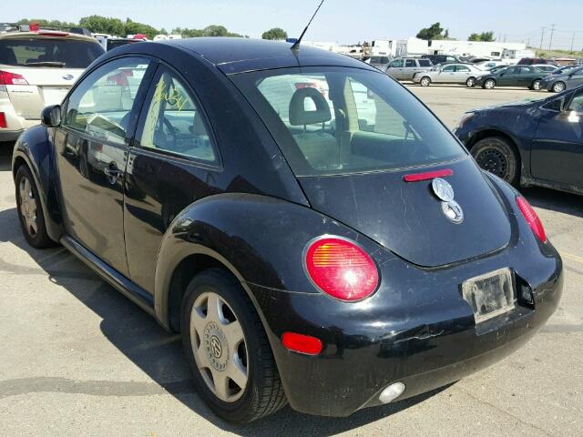 3VWDC21C51M405229 - 2001 VOLKSWAGEN NEW BEETLE BLACK photo 3