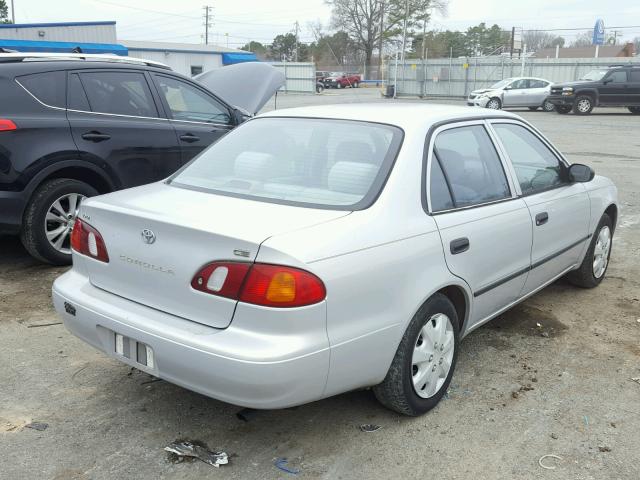 1NXBR12E1YZ393939 - 2000 TOYOTA COROLLA VE SILVER photo 4