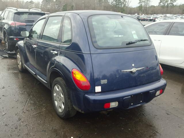 3C4FY58B95T557344 - 2005 CHRYSLER PT CRUISER BLUE photo 3