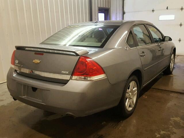 2G1WC583589272955 - 2008 CHEVROLET IMPALA LT GRAY photo 4