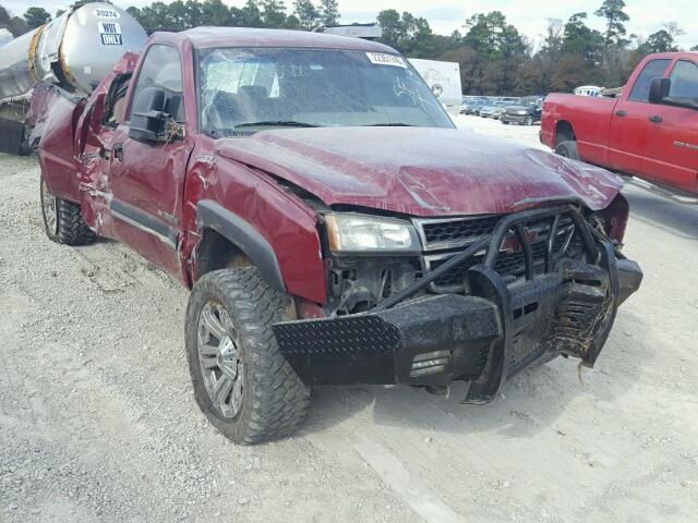 1GCHK23D96F228009 - 2006 CHEVROLET SILVERADO BURGUNDY photo 1