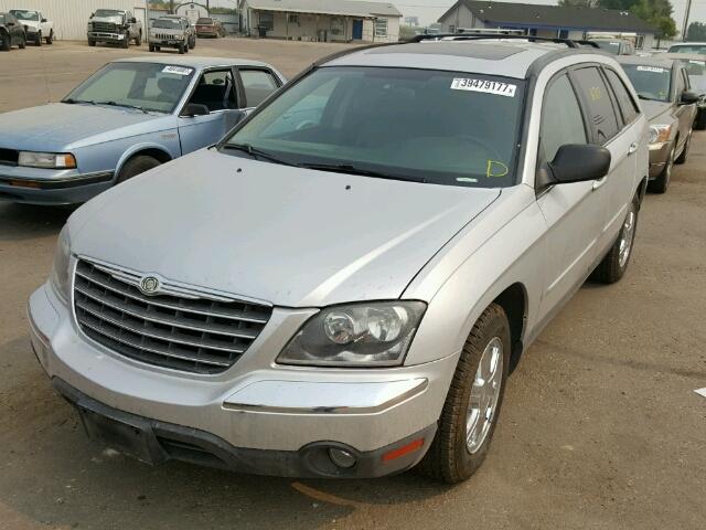 2A8GF68456R677334 - 2006 CHRYSLER PACIFICA T SILVER photo 2