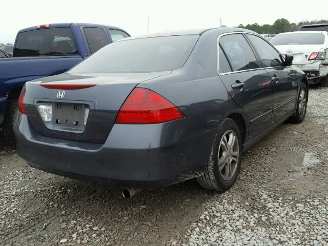 1HGCM56396A104572 - 2006 HONDA ACCORD SE GRAY photo 4