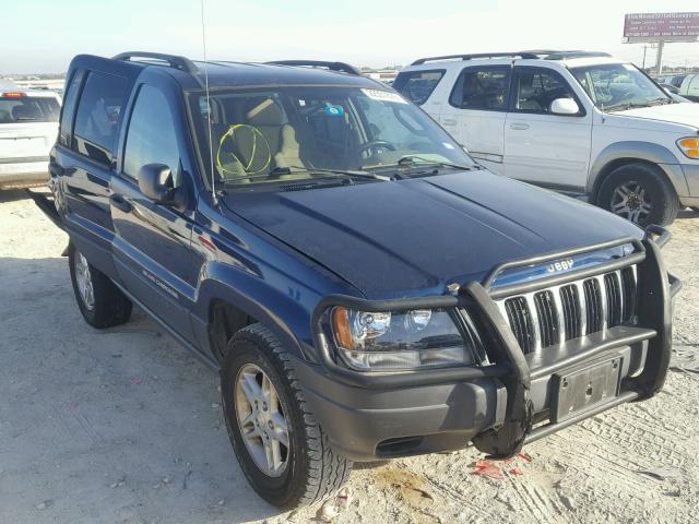 1J4GX48S23C575432 - 2003 JEEP GRAND CHER BLUE photo 1