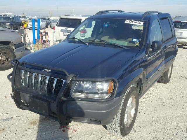 1J4GX48S23C575432 - 2003 JEEP GRAND CHER BLUE photo 2