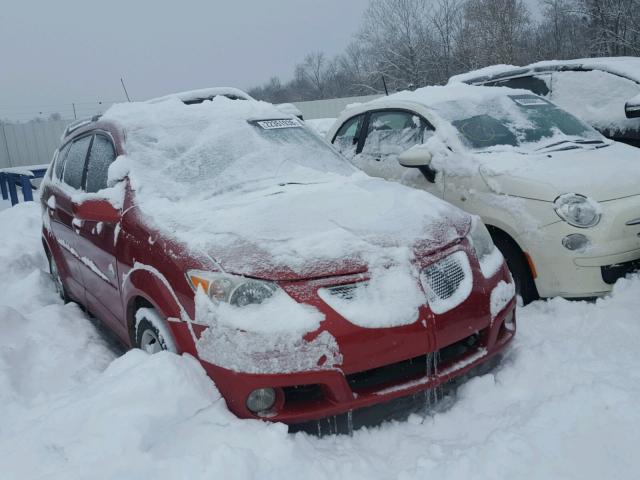 5Y2SL63835Z433657 - 2005 PONTIAC VIBE BURGUNDY photo 1