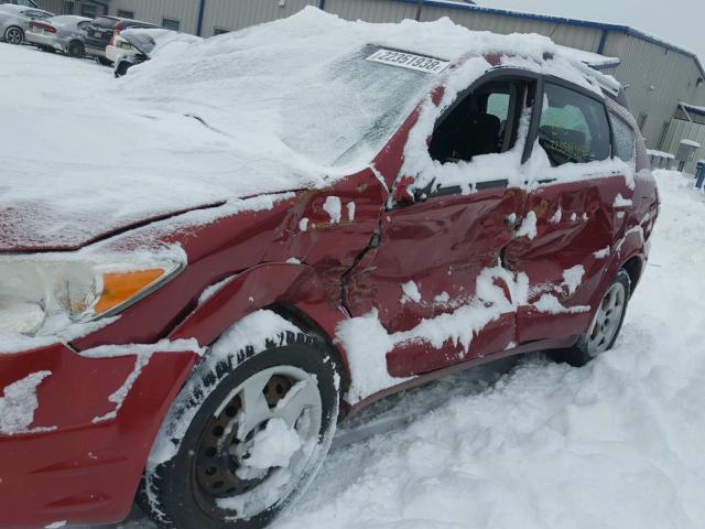 5Y2SL63835Z433657 - 2005 PONTIAC VIBE BURGUNDY photo 10