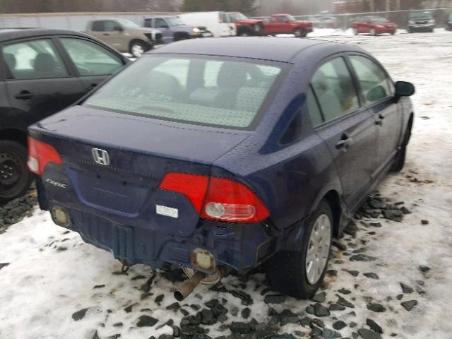 2HGFA15367H015920 - 2007 HONDA CIVIC DX BLUE photo 4