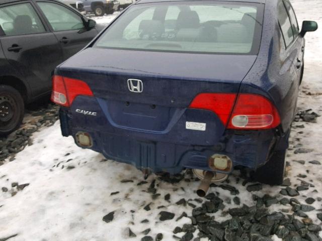 2HGFA15367H015920 - 2007 HONDA CIVIC DX BLUE photo 9