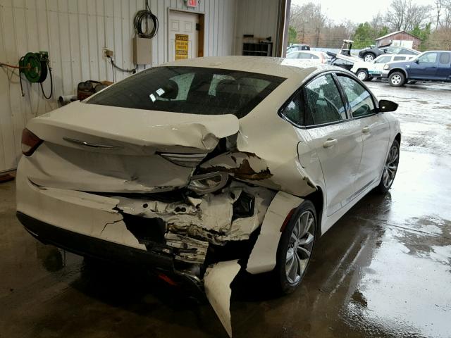 1C3CCCBB8FN733224 - 2015 CHRYSLER 200 S WHITE photo 4