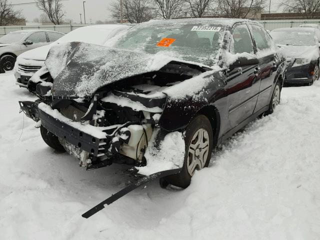 1G1ZS58F07F192043 - 2007 CHEVROLET MALIBU LS BLACK photo 2