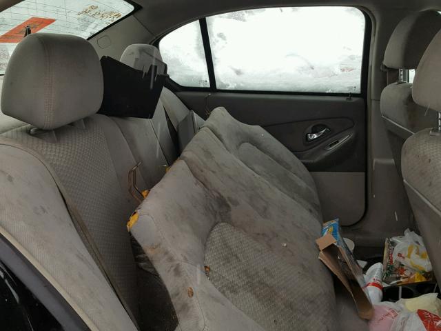 1G1ZS58F07F192043 - 2007 CHEVROLET MALIBU LS BLACK photo 6