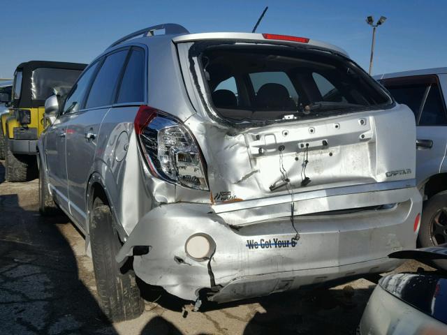 3GNFL3EK3DS524696 - 2013 CHEVROLET CAPTIVA LT SILVER photo 3