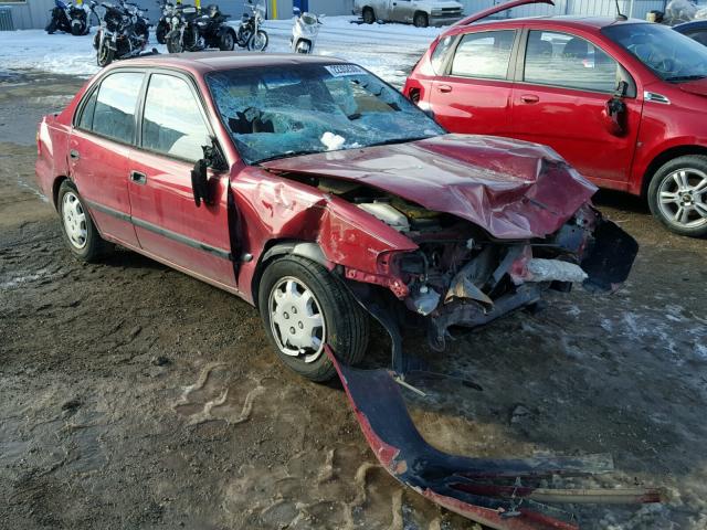 1Y1SK52812Z408794 - 2002 CHEVROLET GEO PRIZM 红色 照片 1