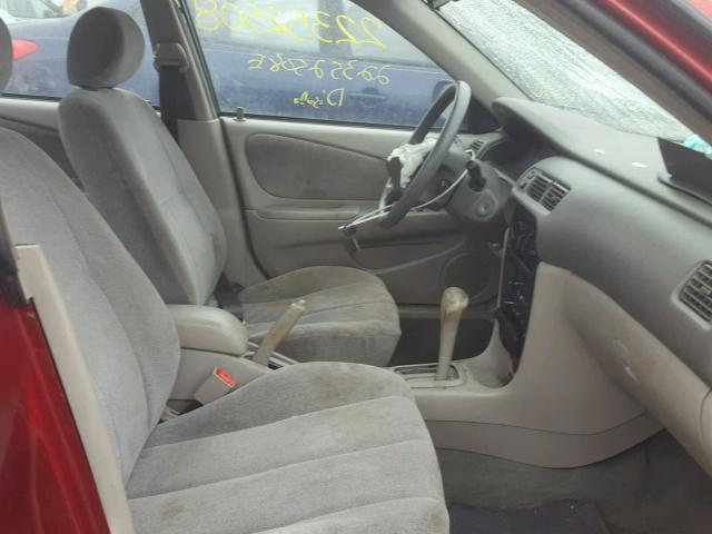 1Y1SK52812Z408794 - 2002 CHEVROLET GEO PRIZM 红色 照片 5