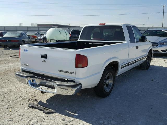 1GCCS19X138114091 - 2003 CHEVROLET S TRUCK S1 WHITE photo 4