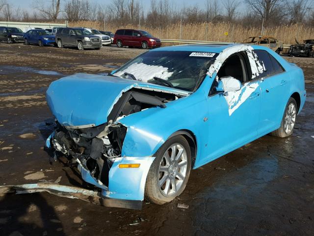 1G6DW677160217428 - 2006 CADILLAC STS BLUE photo 2